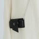 New black Chinese style cowhide small bag chain crossbody bag for niche mobile phone bags