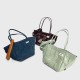 Handmade woven hand-held one shoulder niche basket bag cannot be carried across the body - Memoo.com