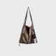 Designer fabric flow gold Ze niche tote bag - Memoo.com