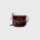 Retro contrasting burst cowhide niche Boston&saddle bag - Memoo.com