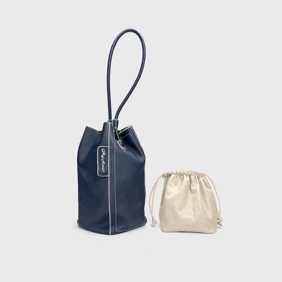 Vintage Togo cowhide standing bucket tote bag shoulder bag - Memoo.com