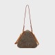 Triangle bag can be worn diagonally on one shoulder