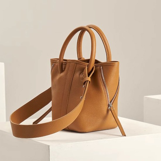 One shoulder crossbody leather bag - Memoo.com