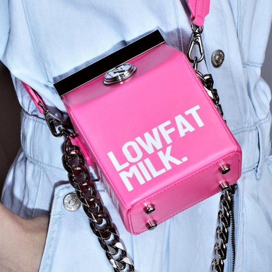 Milk Cartons high-end and niche crossbody handbag - Memoo.com