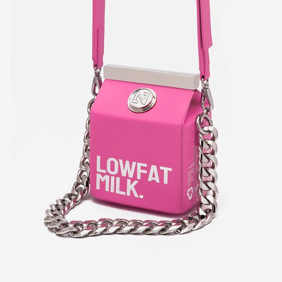 Milk Cartons high-end and niche crossbody handbag - Memoo.com