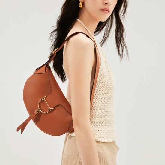 Hobo bag, single shoulder handbag, niche design, underarm bag - Memoo.com