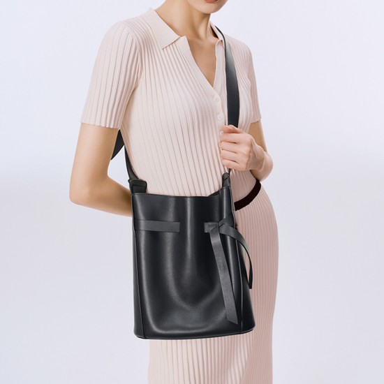 Fengying shoulder bag, crossbody bag, commuting bag, bucket bag - Memoo.com