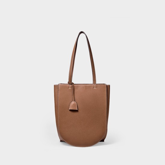 Manor commuting handbag, leather shoulder bag, armpit bag, tote bag - Memoo.com