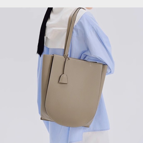 Manor commuting handbag, leather shoulder bag, armpit bag, tote bag - Memoo.com