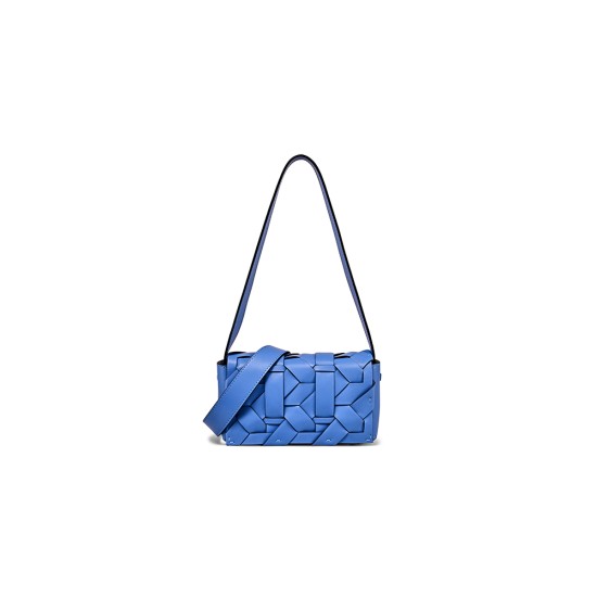 Braided bag Tall shoulder crossbody bag Small square bag underarm bag - Memoo.com