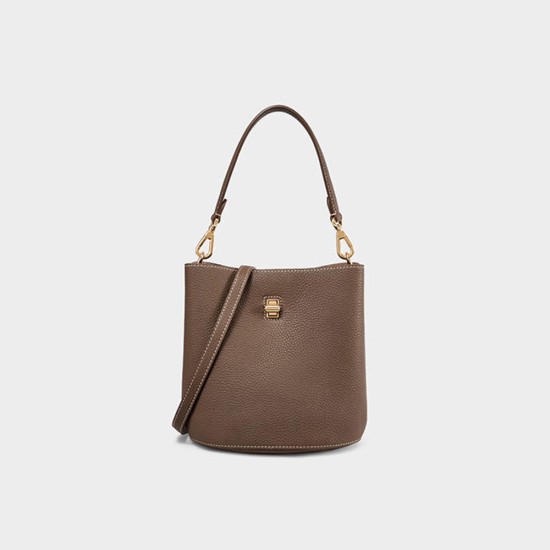 Handbag Leather bucket bag shoulder bag Crossbody bag - Memoo.com