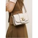 Leather shoulder crossbody bag with small square chain bag - Memoo.com