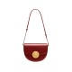 Small Saddle Bag Single Shoulder Retro Underarm Half Round Leather Versatile Crossbody Bag - Memoo.com