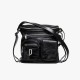 Journalist bag without gender, double shoulder, single shoulder, leather crossbody, large capacity mailman bag - Memoo.com