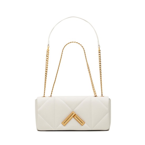 Underarm chain quilted single shoulder crossbody small square bag - Memoo.com