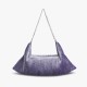 Folding Series Purple Shoulder Underarm Dumpling Crescent Bun - Memoo.com