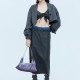 Folding Series Purple Shoulder Underarm Dumpling Crescent Bun - Memoo.com