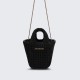 Black Gold Series Small Basket Bag Crossbody Bag Mobile Phone Bag - Memoo.com