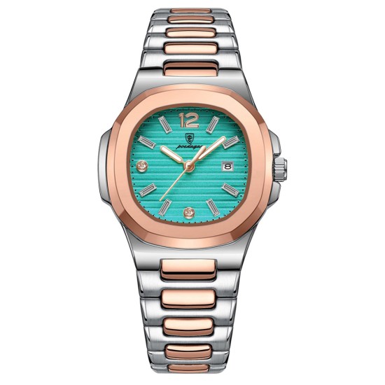 Ladies' watch. A trendy, fashionable, waterproof and luminous watch. It's a women's calendar quartz wristwatch. - Memoo.com