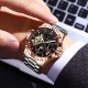 Trendy Famous Brand Men's Automatic Mechanical Watch with Tourbillon, Business Style, Waterproof, Fashionable and Luminous Men's Wristwatch