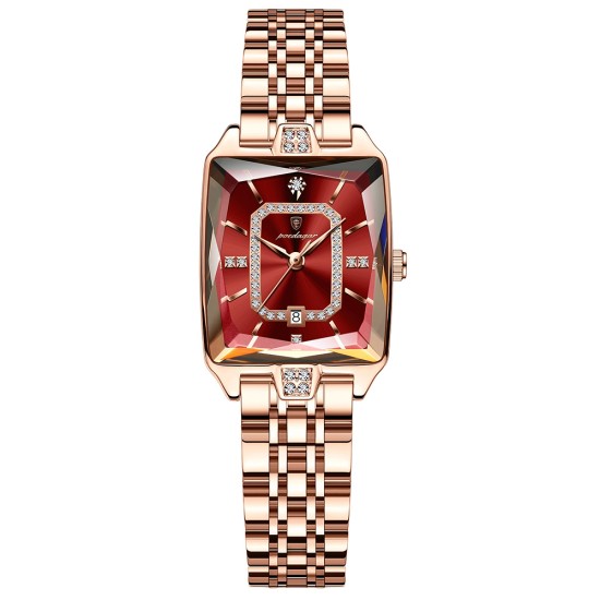 Ladies' watch. It is fully automatic, waterproof, fashionable, suitable for business occasions, exudes a light luxury style, and is a genuine quartz wristwatch. - Memoo.com