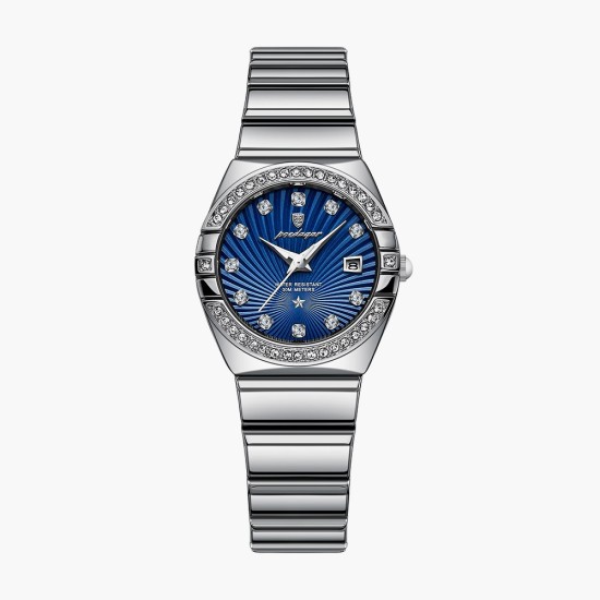 Ladies' watch. It is a luxurious timepiece with a luminous function, waterproof feature, high-grade quality, and a calendar function. It is a famous brand ladies' quartz wristwatch. - Memoo.com