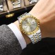 Men's Dual Calendar Business Luminous Fashion Waterproof Quartz Wristwatch - Memoo.com