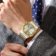 Men's Dual Calendar Business Luminous Fashion Waterproof Quartz Wristwatch - Memoo.com