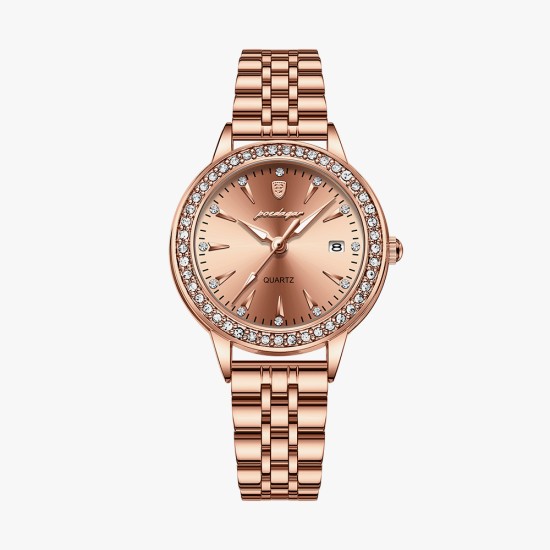 Women's Watch, Fully Automatic Mechanical, Waterproof, Luminous, Women's Quartz Wristwatch - Memoo.com