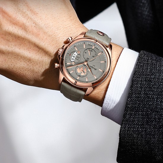 Men's watch. It is a fully automatic mechanical watch with waterproof, luminous and calendar functions, suitable for casual wear. There is also a new men's quartz watch available. - Memoo.com