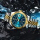 Authentic new men's watch. It is a fully automatic mechanical watch, trendy, waterproof, fashionable, suitable for business, with a calendar function, and it is a luminous wristwatch. - Memoo.com