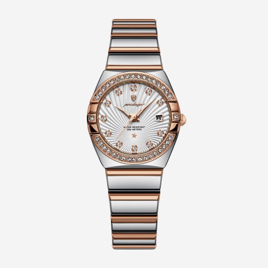 Ladies' watch. It is a fully automatic mechanical watch, suitable for casual wear, waterproof, with a light luxury style, luminous function and calendar. There is also a luminous quartz watch. - Memoo.com