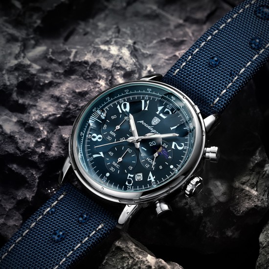 Men's watch. It is a fully automatic mechanical watch, suitable for casual wear, waterproof, with a calendar function, a new model, and a luminous wristwatch. - Memoo.com