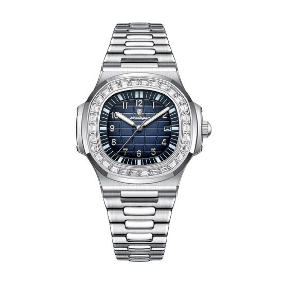 Men's wristwatch, fully automatic mechanical, high-end business style, waterproof, luminous, with calendar function, quartz watch. - Memoo.com