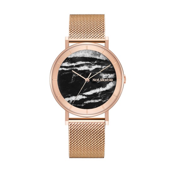 A niche and retro-designed watch with a simple and artistic temperament for both men and women. It features a natural marble dial.​