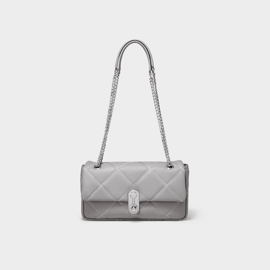 Single shoulder crossbody commuting small square bag - Memoo.com