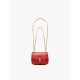 Single shoulder crossbody chain soft cowhide small square bag - Memoo.com