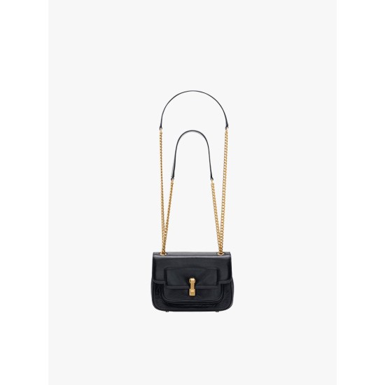 Single shoulder crossbody chain soft cowhide small square bag - Memoo.com