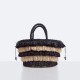 Straw bag, raffia, tassel tote, vacation shoulder bag, woven bag - Memoo.com