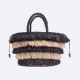 Straw bag, raffia, tassel tote, vacation shoulder bag, woven bag - Memoo.com