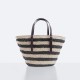 Straw bag, shoulder bag, adjustable straps - Memoo.com