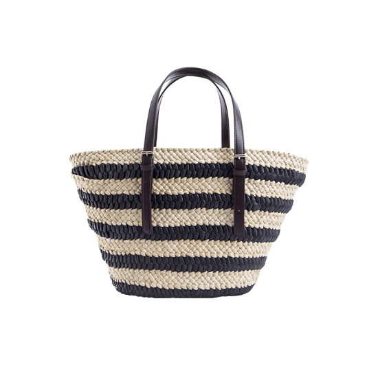 Straw bag, shoulder bag, adjustable straps - Memoo.com