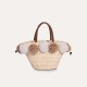 Handbag trendy hairball woven bag