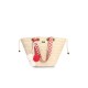 Hand-woven bag, changing bag, solid color straw bag