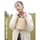 Bucket bag resort straw bag hand-held new - Memoo.com