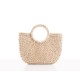 Original handmade handmade round handle straw bag handbag - Memoo.com