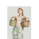 Straw bag fresh casual portable bucket bag - Memoo.com