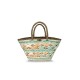 Handmade seaside vacation dopamine straw bag hand-held vegetable basket