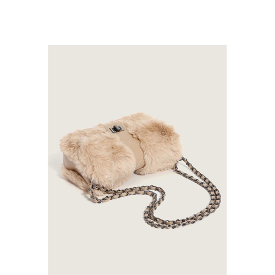 Fur bag, premium shoulder bag, crossbody bag - Memoo.com