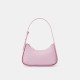 A pink silver bag with a design on one shoulder - Memoo.com